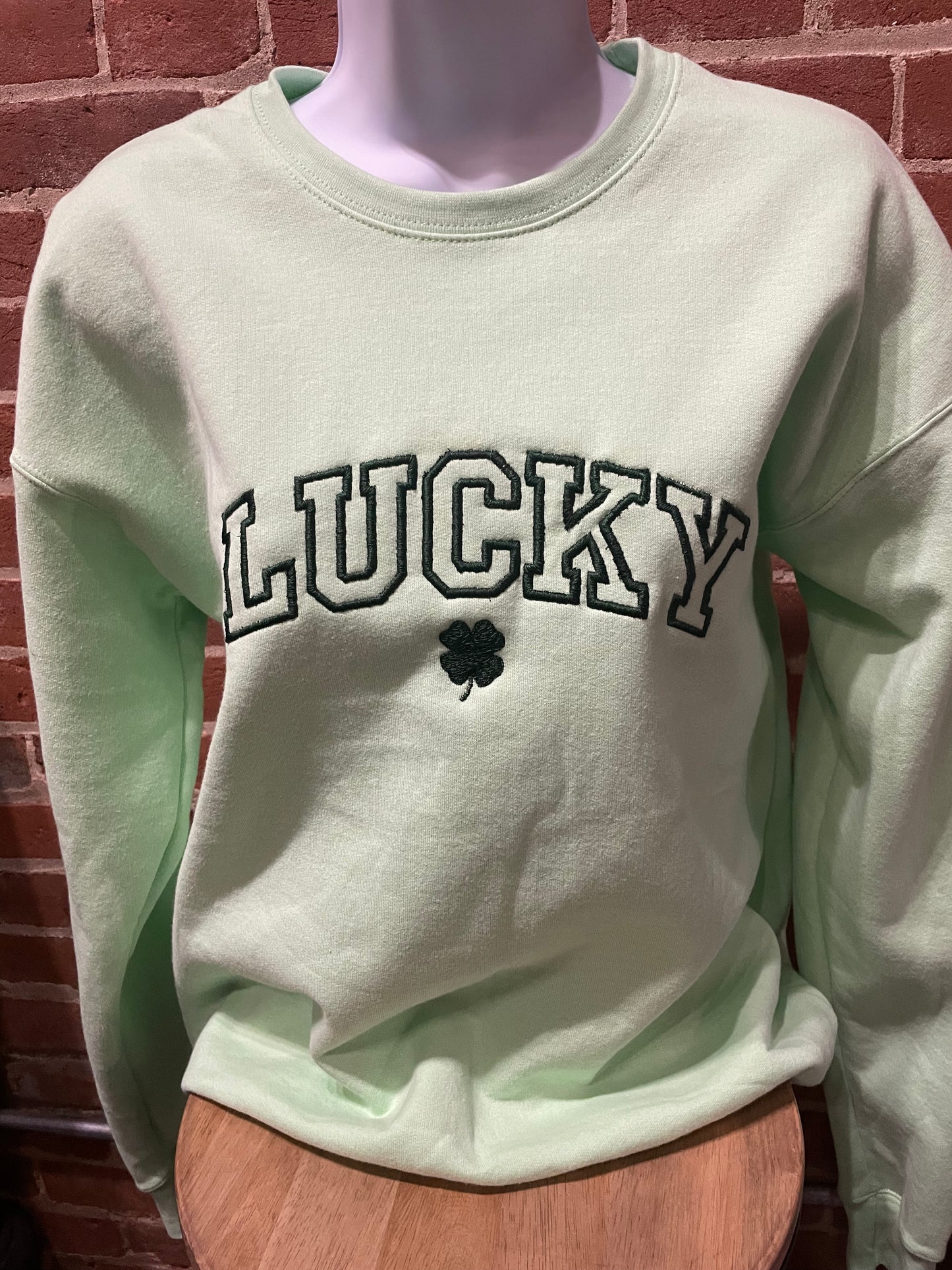 Lucky Embroidered Sweatshirt