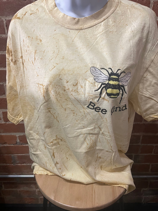 Bee Kind Pocket Embroidery Shirt