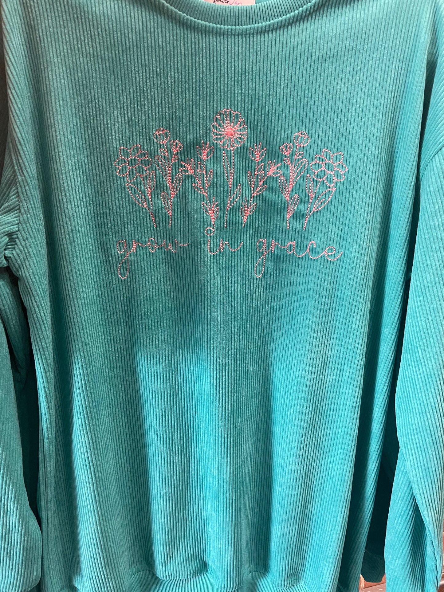 Grow in Grace Corded Sweatshirt