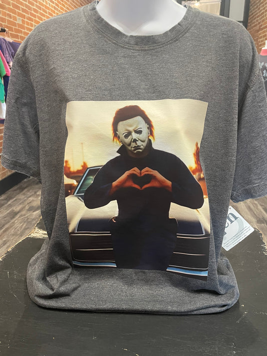 Michael Meyers Heart Hands Shirt