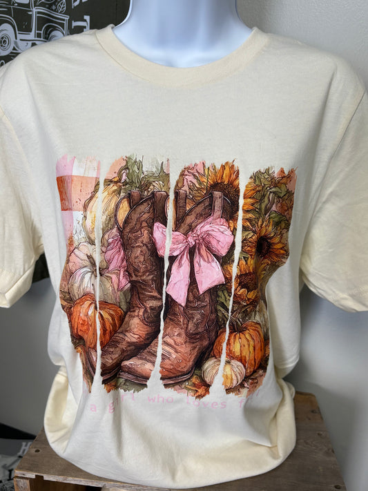Just a Girl Who Loves Fall Shirt