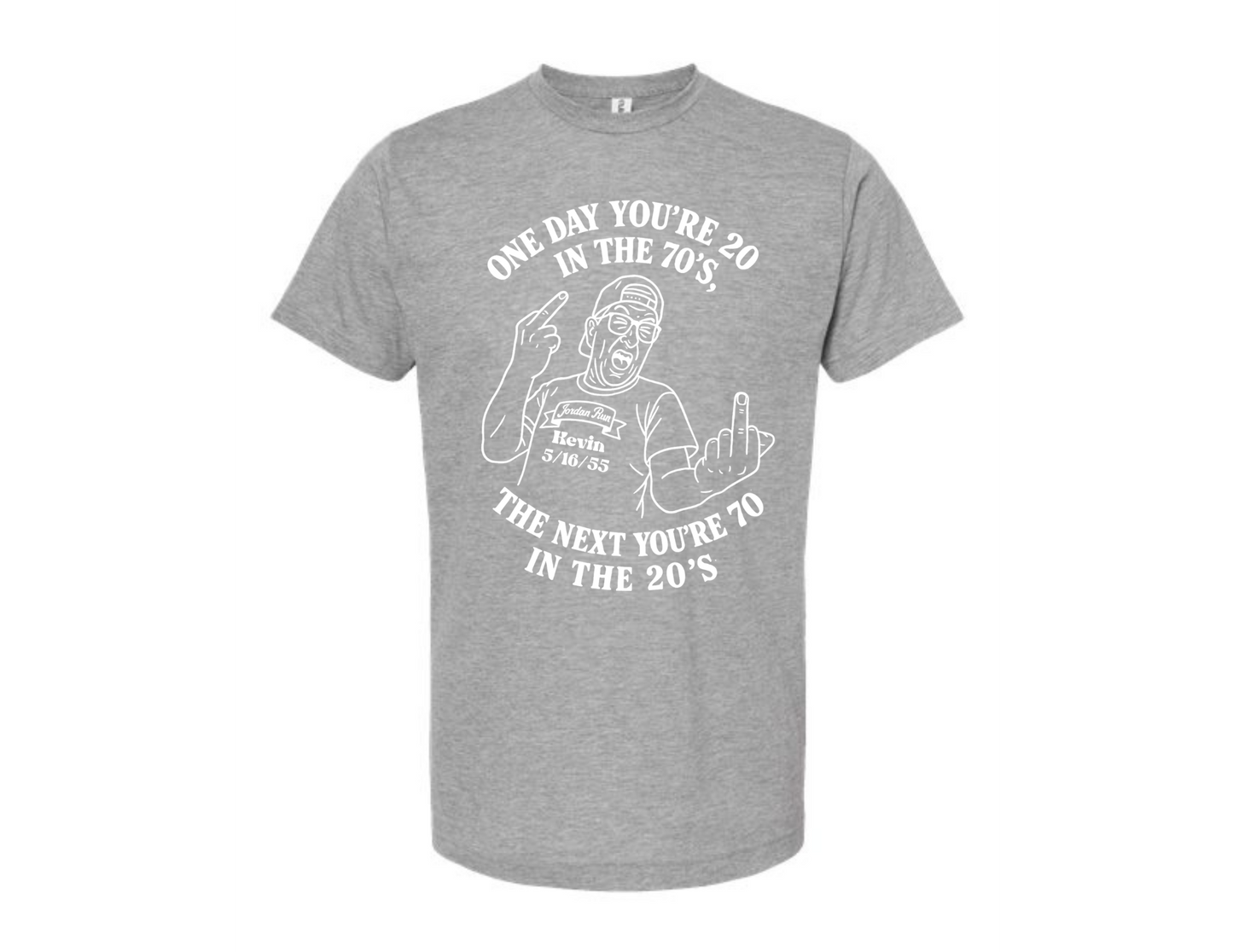 Kevin's 70th bday shirt