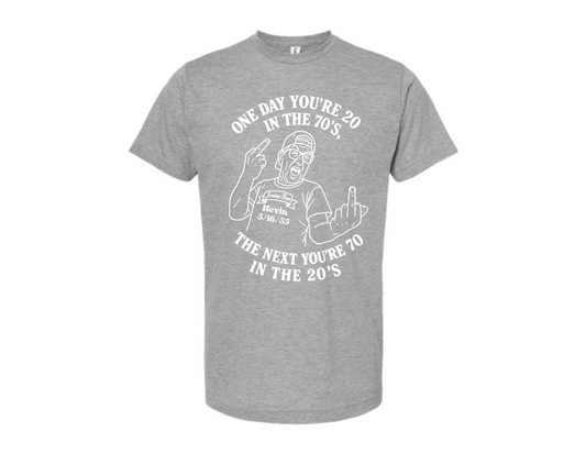 Kevin's 70th bday shirt