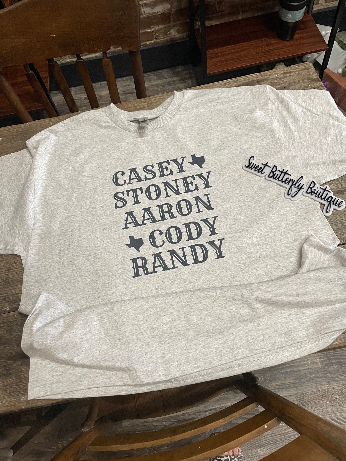 Casey Stoney Aaron Cody Randy Teeshirt