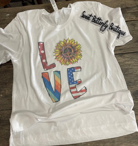 Sunflower Love Teeshirt