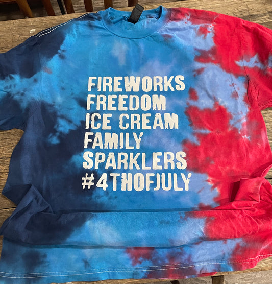 Fireworks Freedom Ice Cream Family… Teeshirt