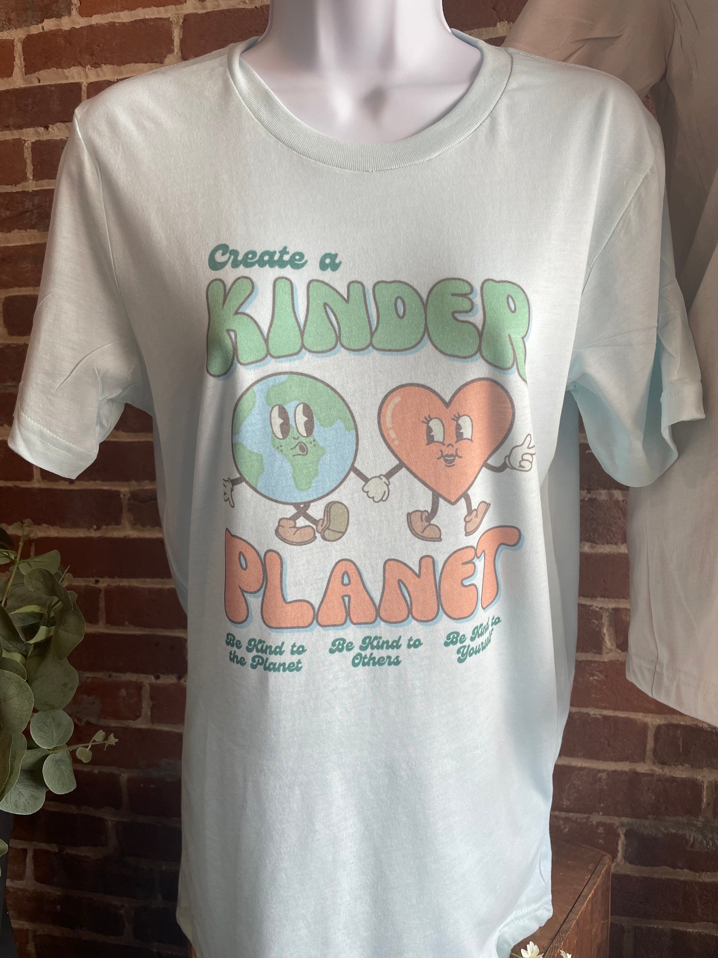 Create a Kinder Planet Teeshirt