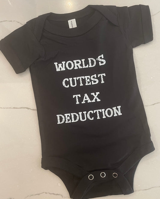World’s Cutest Tax Deduction Onesie