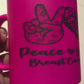 Peace Love and Breast Cancer Awareness (Breast Cancer Awareness)