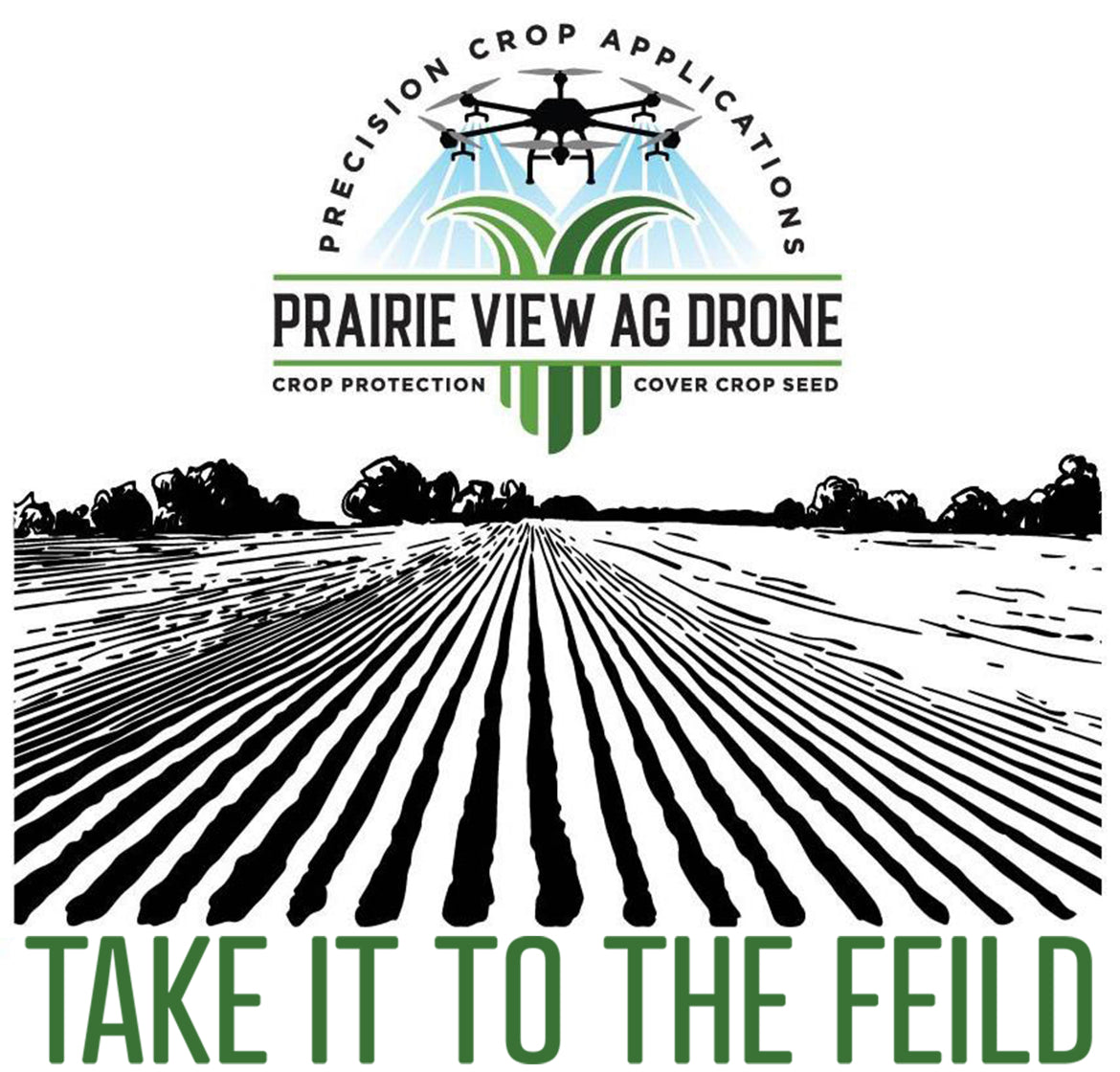 Prairie View AG Drone Sublimation Print