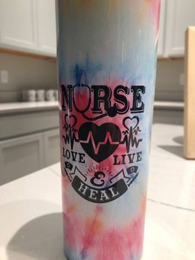 Nurse Love, Live & Heal Tumbler