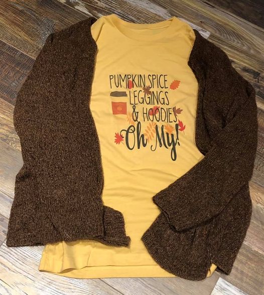 Pumpkin Spice Leggings & Hoodies Oh My!