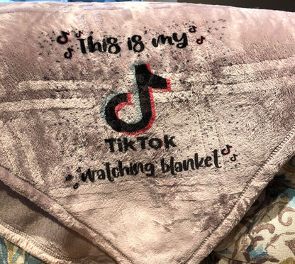 This Is My Tik Tok Watching Blanket