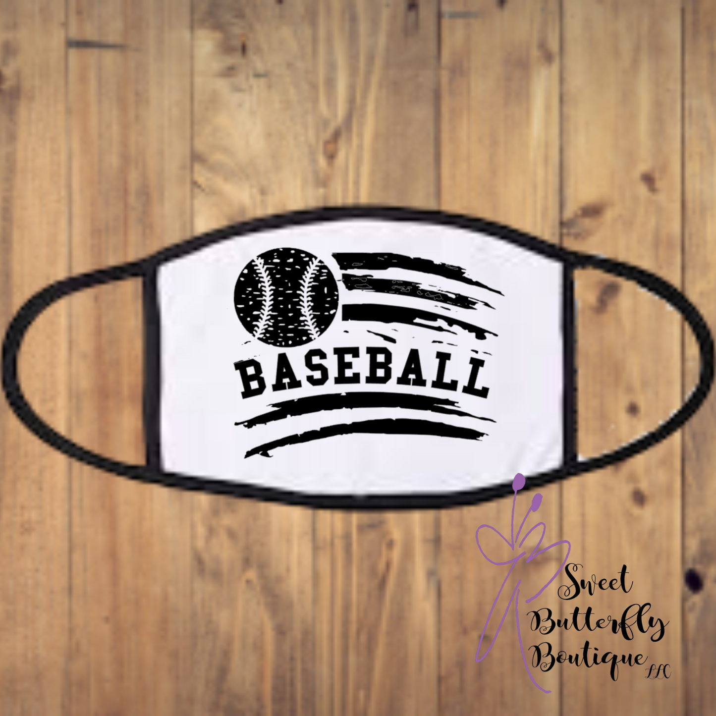 Vintage Baseball Flag