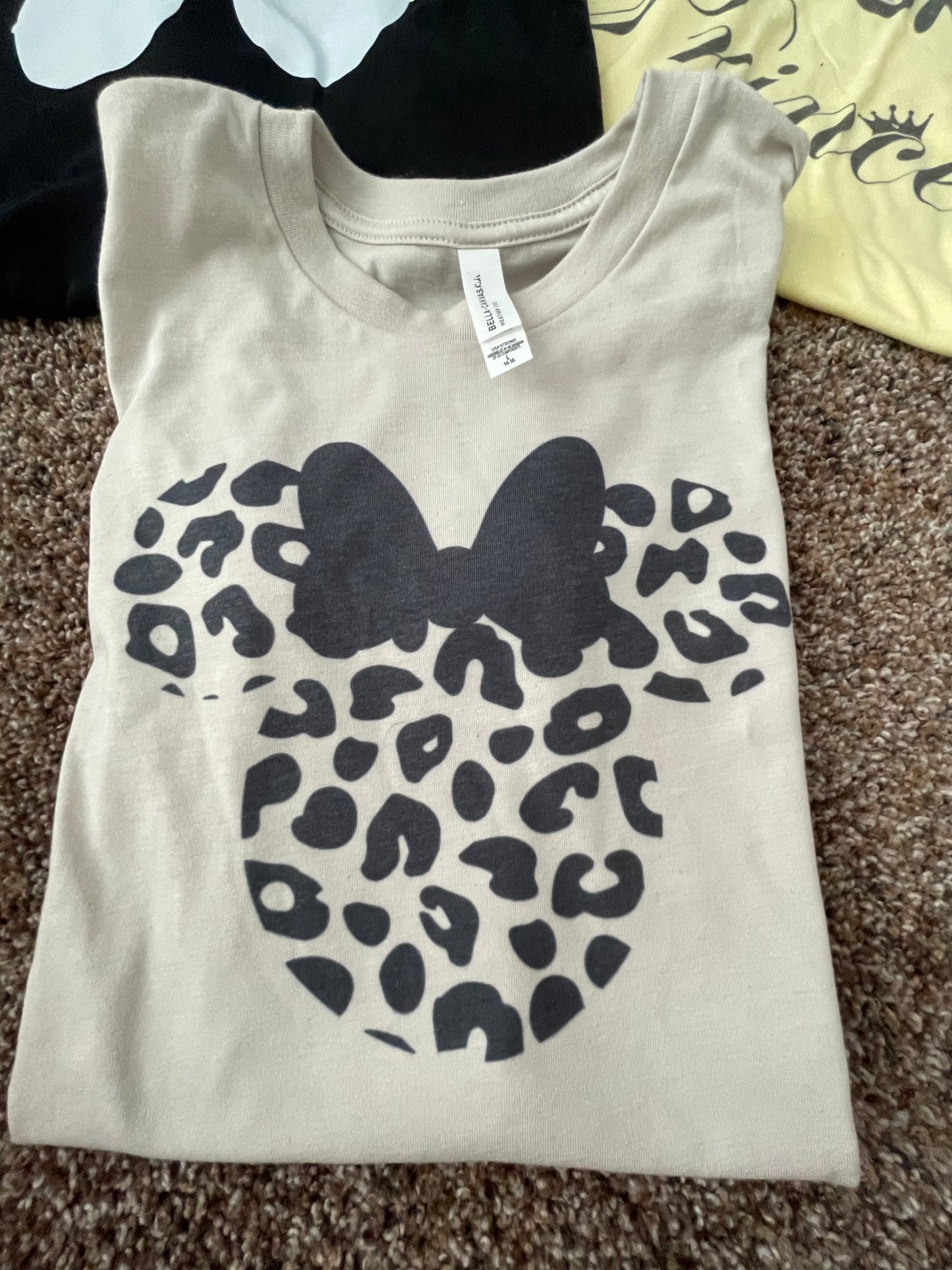 Cheetah Minnie Head Teeshirt