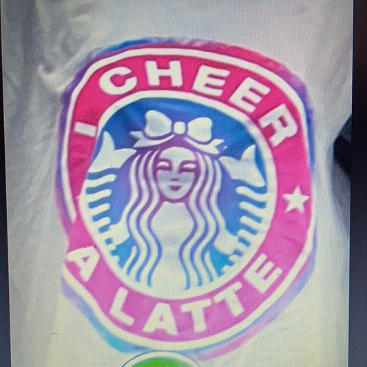 I Cheer a Latte Youth Teeshirt