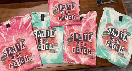 Santa Is So Fetch Teeshirt