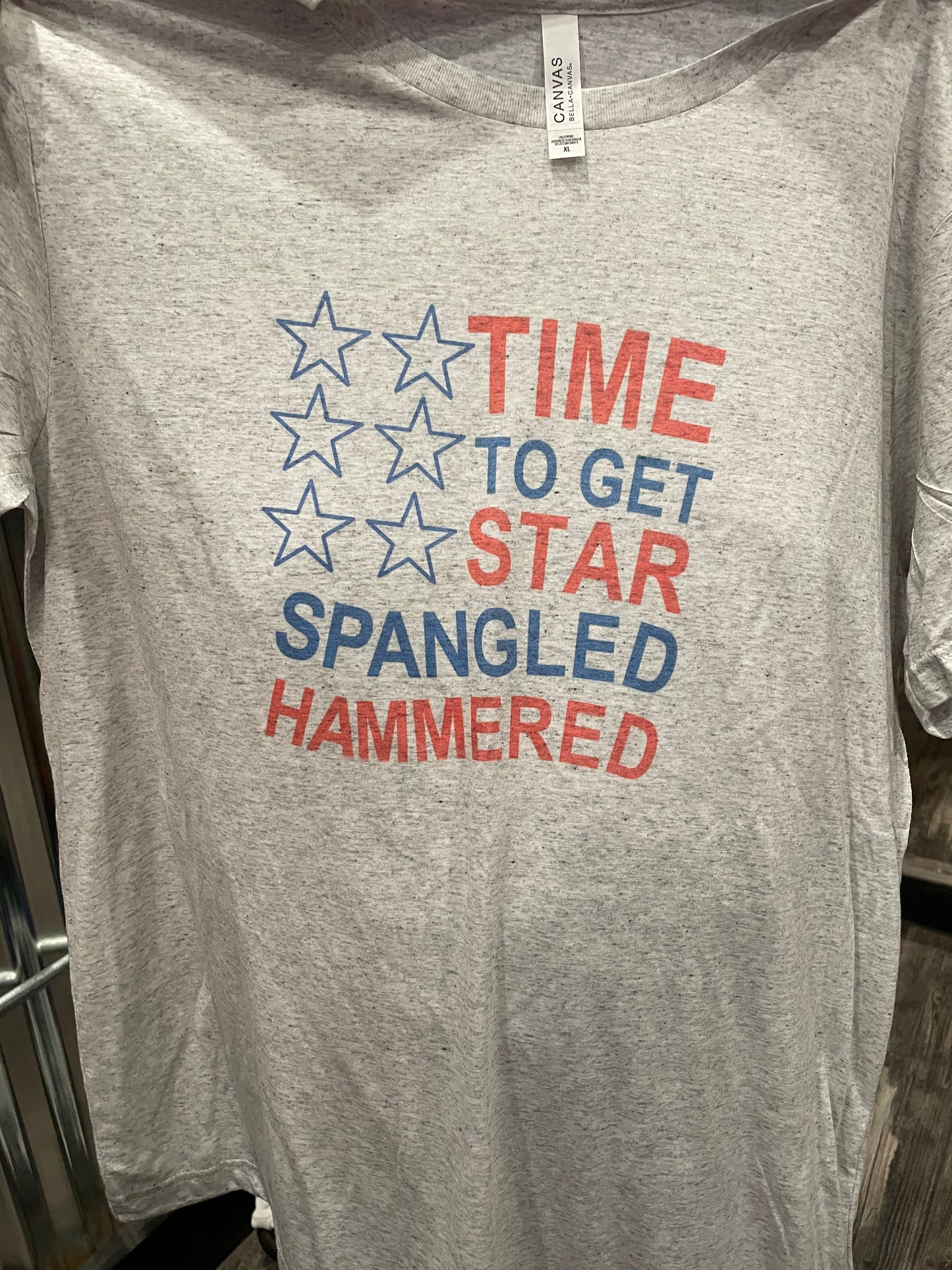 Time to Get Star Spangled Hammered Shirt
