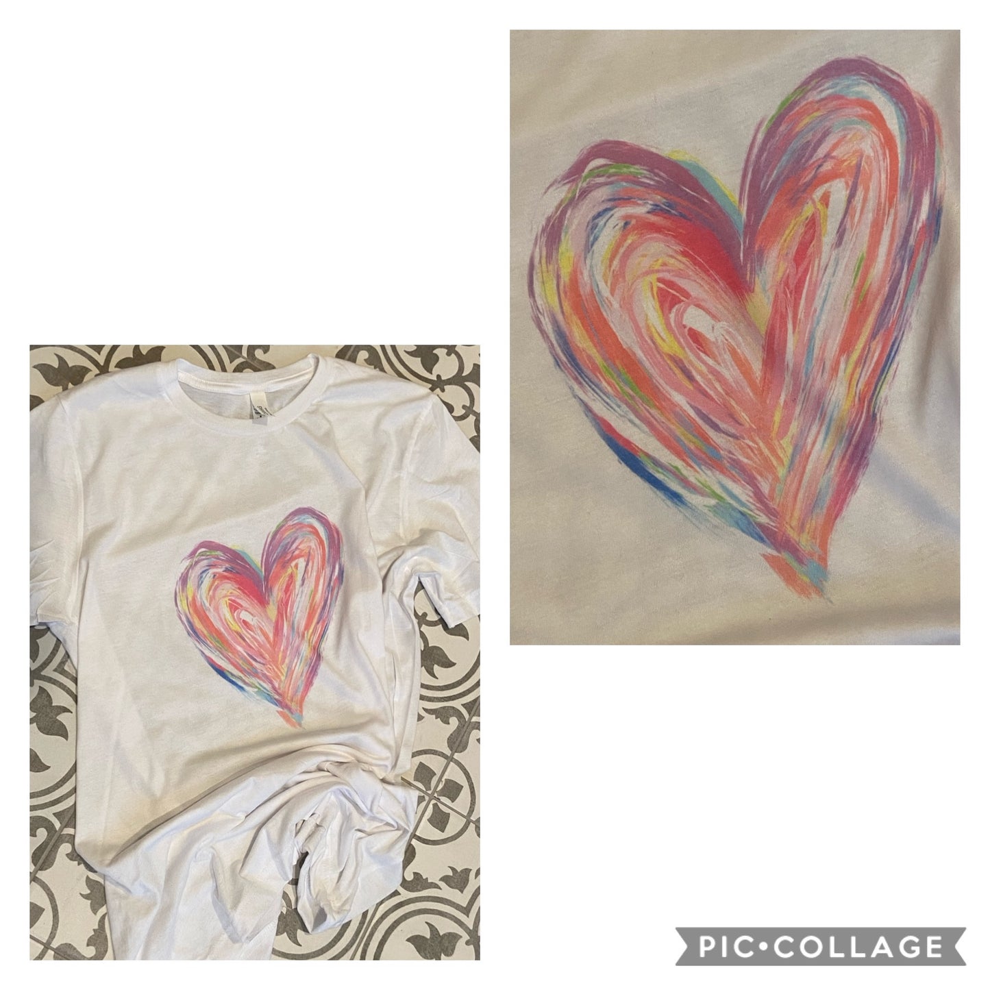 Watercolor Heart Pillow Cover
