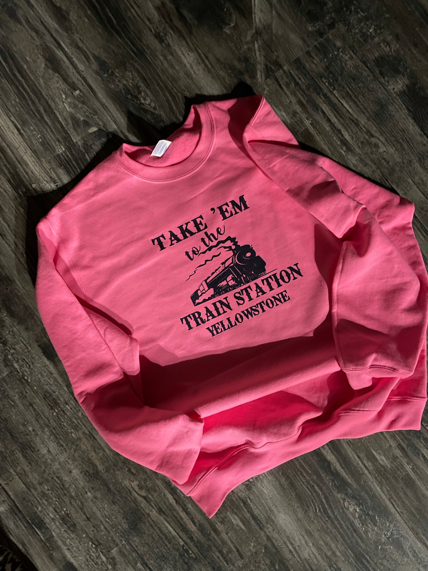 Take ‘Em to the Train Station Yellowstone Teeshirt
