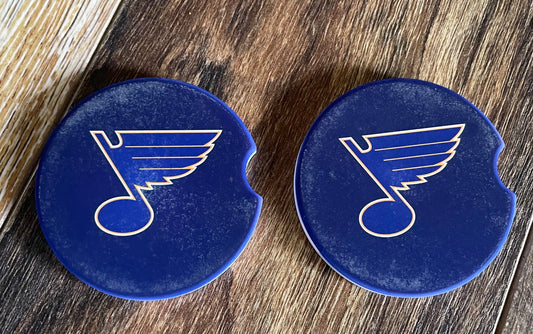 STL Blues Car Coaster Set