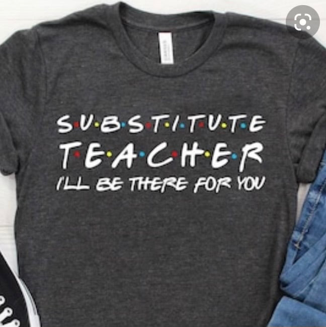 Substitute Teacher friends font