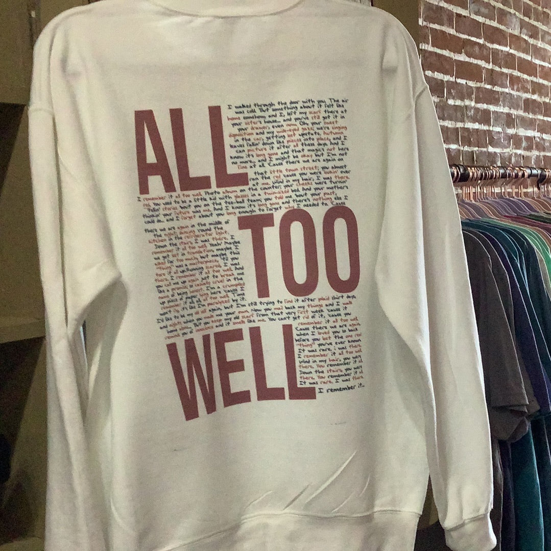 Taylor Swift All Too Well Design