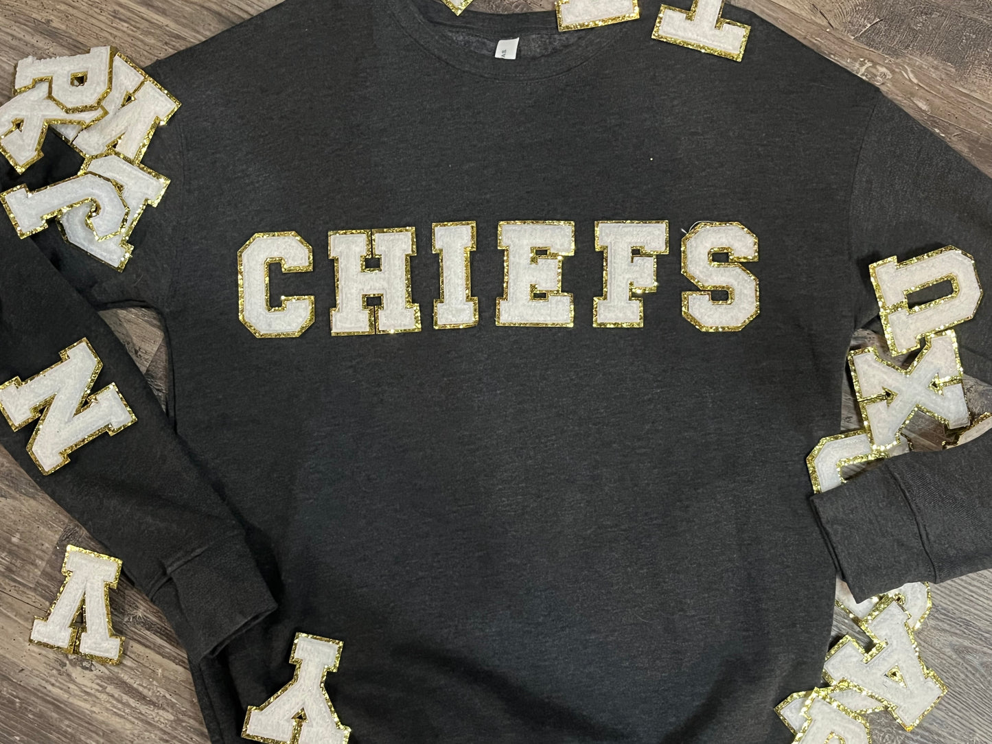 Chenille Letters Sweatshirt