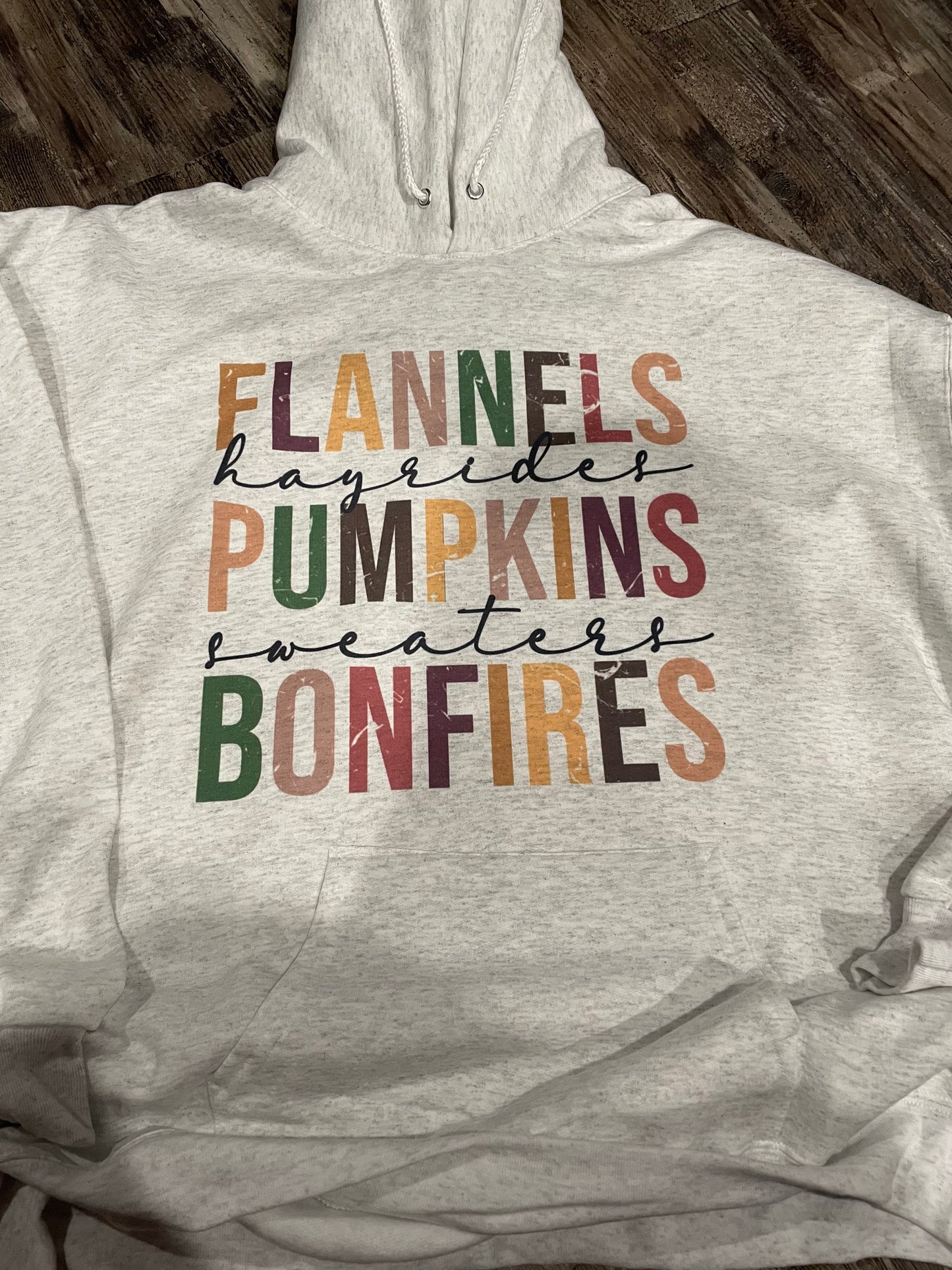 Flannels, Hayrides, Pumpkins, Sweaters, Bonfires Shirt