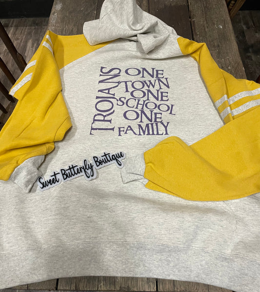 Trojans One Town One School One Family Hoodie