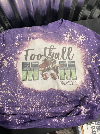 Football Mom Messy Bun Shirt/Tank