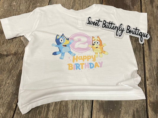 Bluey 2nd Birthday Shirt