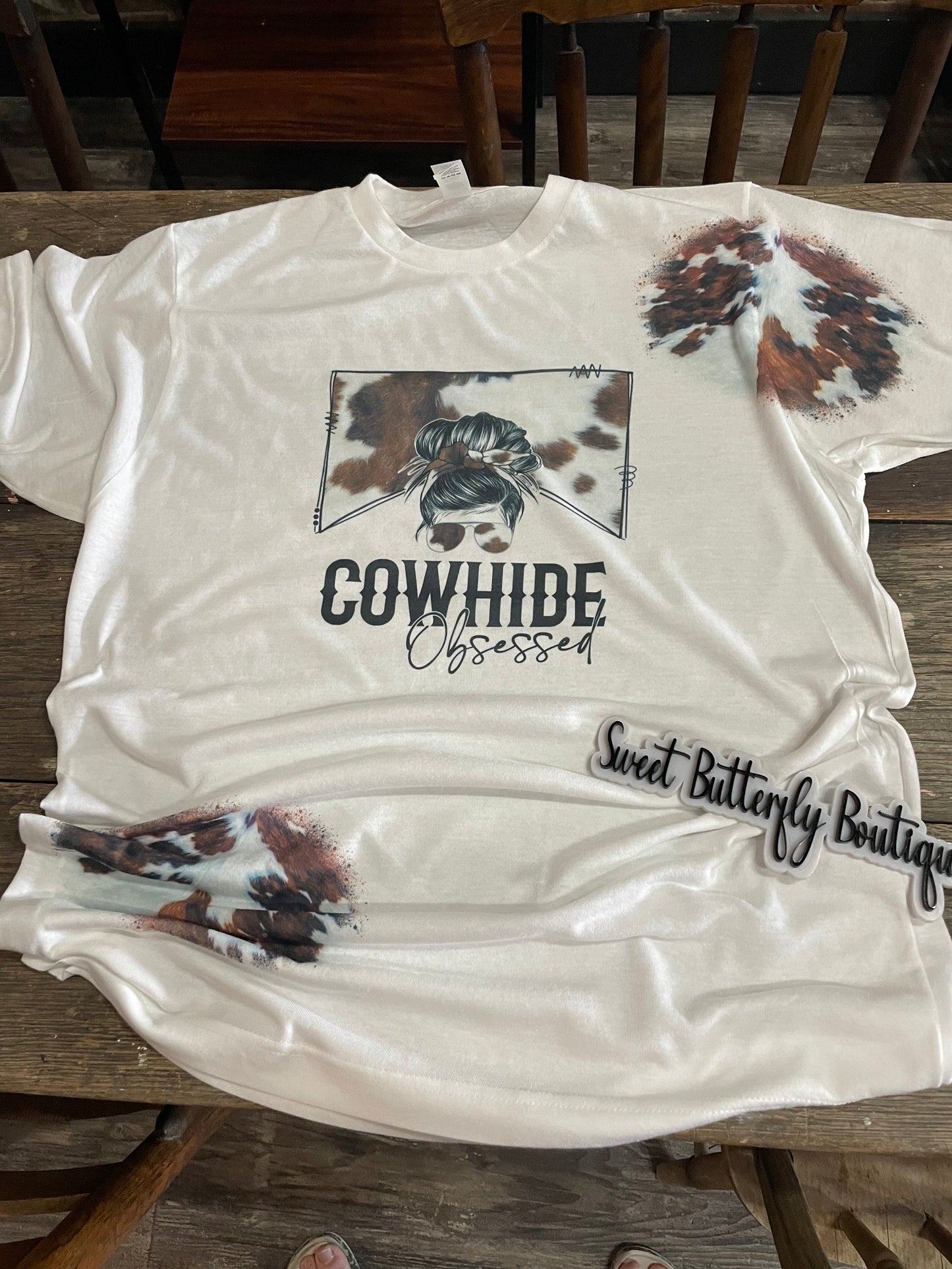 Cowhide Obsessed Teeshirt