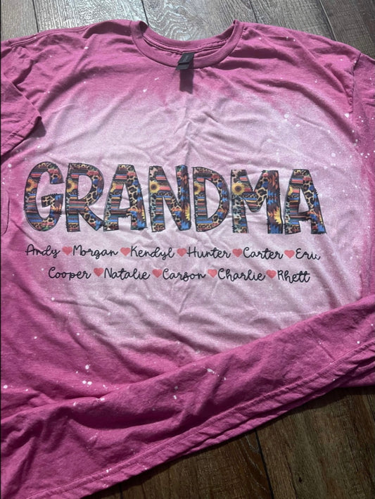 Custom Grandma Teeshirt