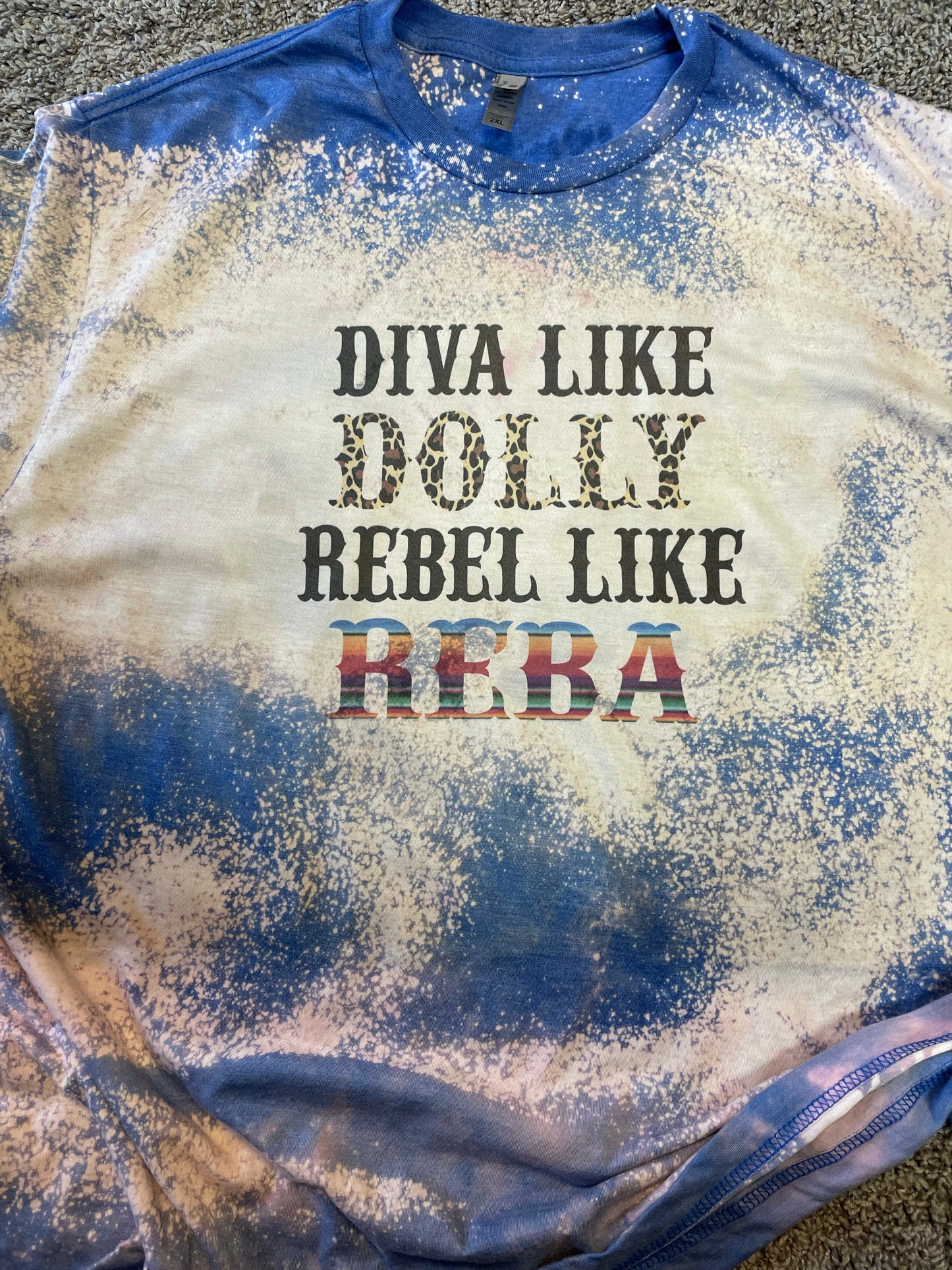 Diva Like Dolly Rebel Like Reba Teeshirt