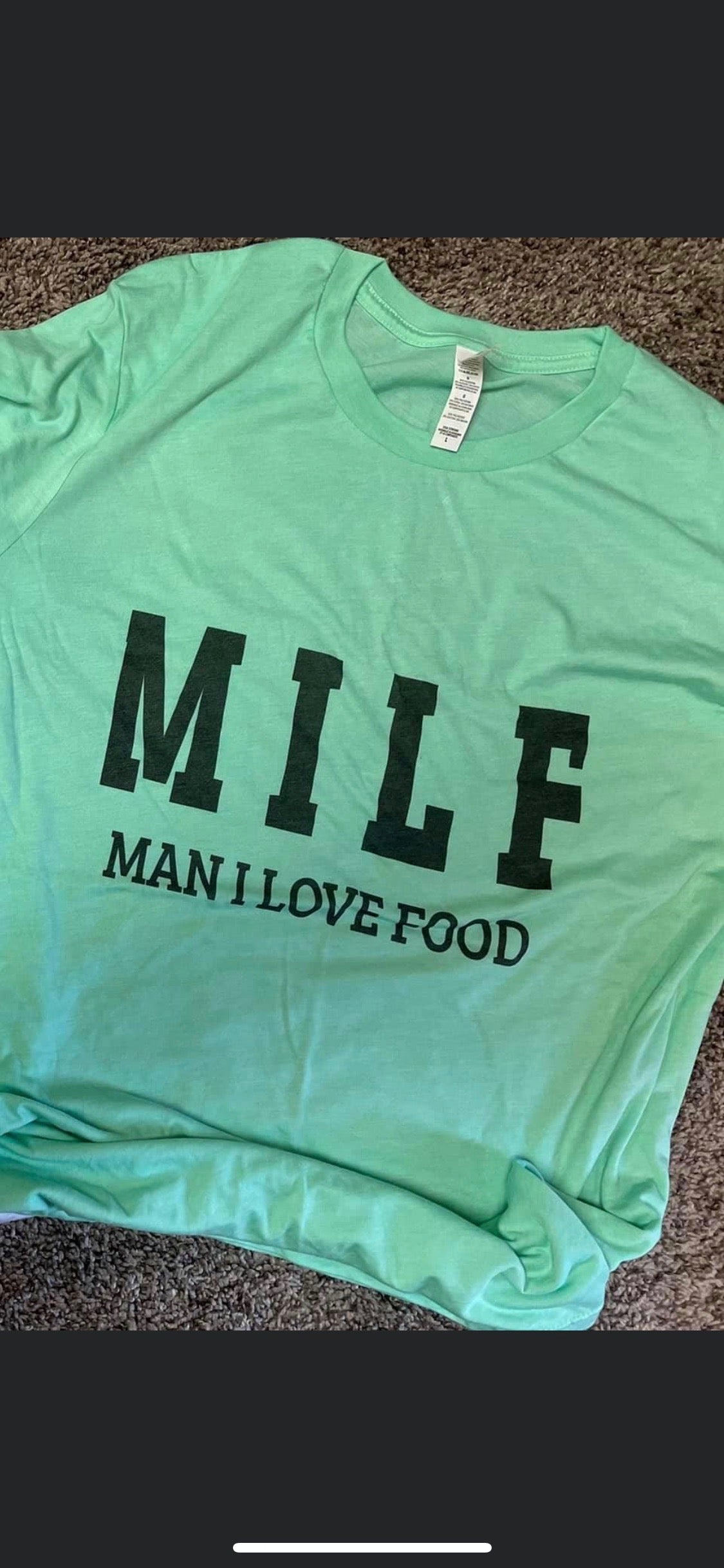 Man I Love Food Teeshirt