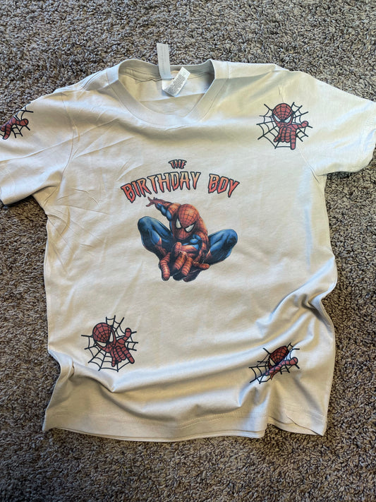 SpiderMan Birthday Boy Teeshirt