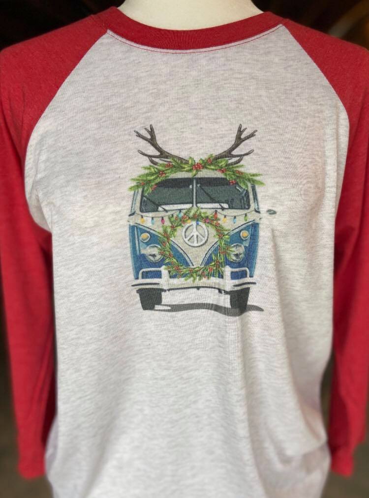 VW Christmas Bus Teeshirt